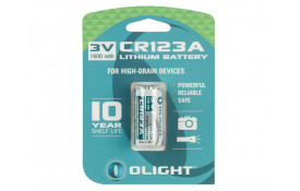 Bateria de Lítio 3V 1600mAh - CR123A - Lithium Batery Olight-cutelaria costal