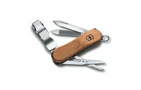 Canivete Victorinox NailClip 580 tala de madeira ref. 0.6461.63