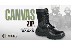 Bota Militar Enforcer Canvas Zip - Linha Fox