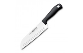 Faca Santoku com Sulcos Silverpoint 7" 4184/17-  Wüsthof -cutelaria-costal