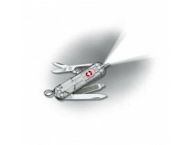 Canivete Victorinox Signature Lite Prata Translúcido 7Funções - Ref. 0.6226.T7