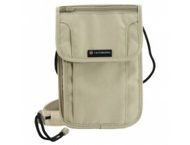 Bolsa Para Viagem Victorinox - Deluxe Security Pouch c/ RFID TA 4.0 Bege -  Ref. 31371908