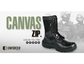 Bota Militar Enforcer Canvas Zip - Linha Fox