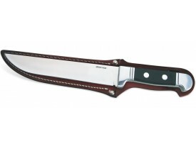 Faca Bianchi Churrasco  Alumínio/Acrílico Preto 8" Com Bainha -20504/38B