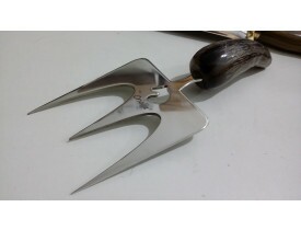 Garfo De Churrasco Tridente cabo de chifre  - CRIOLLA