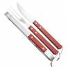 Conjunto de 3 peças para Churrasco Fork -  Nautika-cutelaria-costal