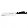 Faca Forjada Victorinox Santoku com Sulcos - 17 cm      REF. 7.7323.17G