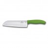 Faca Victorinox SwissClassic Santoku com Sulcos 17cm - 6.8526.17L4B