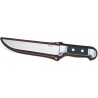 Faca Bianchi ChurrascoTradicional Alumínio/Acrílico Preto 8" Com Bainha- 20504/38B-cutelaria-costal