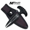 Push dagger serrilhada com Bainha em nylon. 