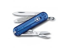 Canivete Victorinox Classic Azul Translúcido 7 Funções -  Ref. 0.6223.T