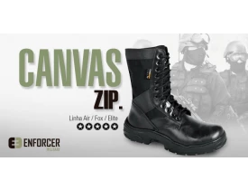 Bota Militar Enforcer Canvas Zip - Linha Fox