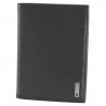 Carteira p/pasaporte preto couro Oslo Altius      REF. 30163301