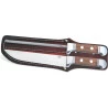 Conjunto Tradicional Alumínio/Acrílico Preto 8" Com Bainha-cutelaria-costal-30502/38B