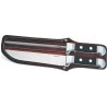 Conjunto Churrasco Bianchi Alumínio/Acrílico Preto 8" Com Bainha - 30504/38B