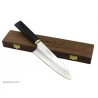   Faca Cozinha Oriental Inox Cabo Acrílico Zakharov Deba Bocho 8"-cutelaria costal